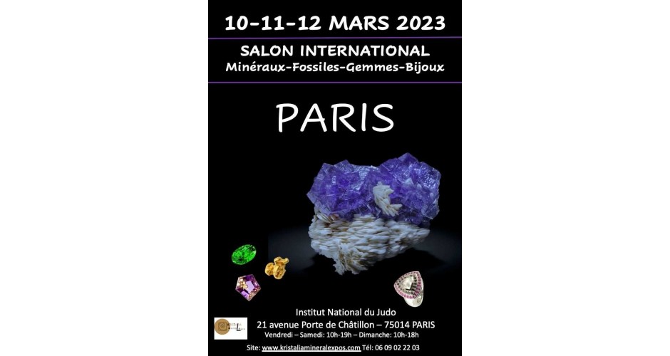 International show of Minerals-Fossils-Gems-Jewels